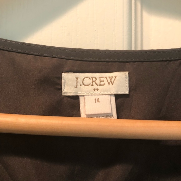 J. Crew gray shoulder tie dress. - Picture 4 of 4